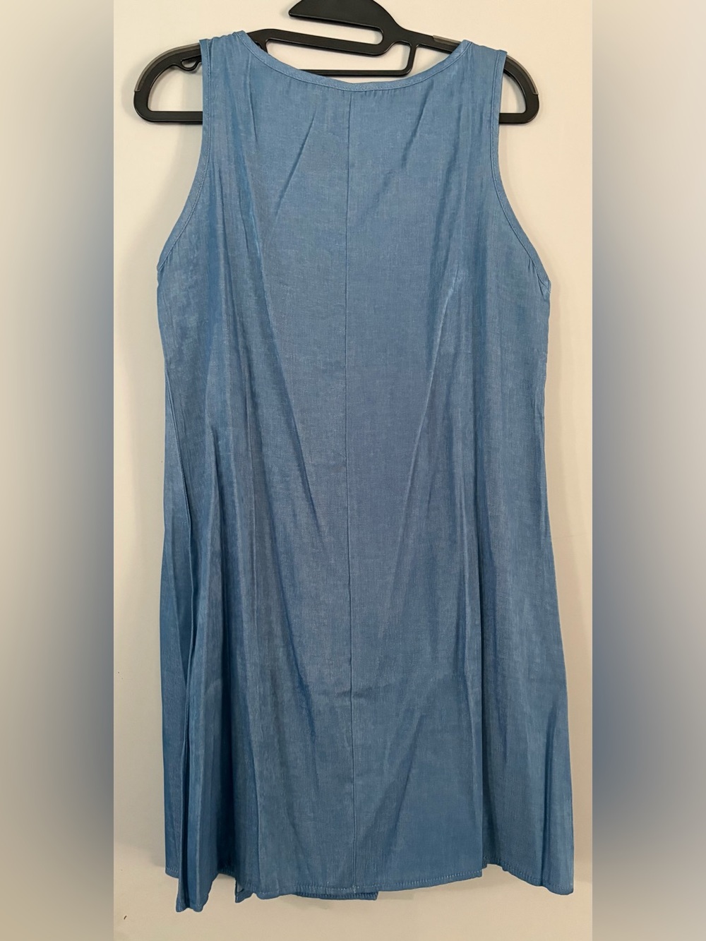 SHEIN Light Blue Sleeveless Button Front Dress - Picture 2 of 3